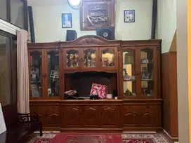 JUAL LEMARI JATI BEKAS