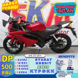 (mokas murah DP 500k) Yamaha R15 th 2017 cash/credit