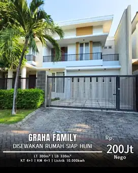 Disewakan Istimewa Murah Rumah Graha Family