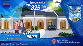 RUMAH AGSA TLOGOMULYO DP 10 JUTA LANGSUNG PEGANG KUNCI