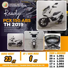 CASH KREDIT HONDA PCX 150 ABS THN 2019 UNIT MULUS ADA GARANSI MESIN