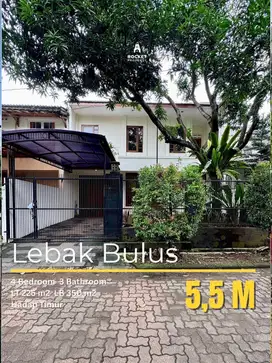 JUAL RUMAH SIAP HUNI LEBAK BULUS JAKSEL