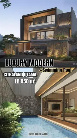 Open Space Style ! Dijual Rumah Mewah Citraland Utama