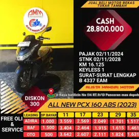 PCX 160 ABS th 2023 cash & kredit bisa pakai CC /kredivo