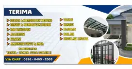 Jasa tukang,borong harian bangunan renovasi