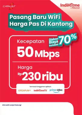 Wifi murah dari indihome