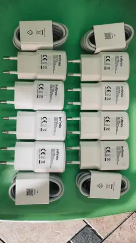 Charger + kabel infinix 18W original pabrik