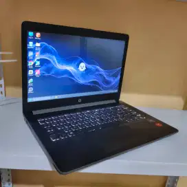 Laptop Editing HP Ryzen 5 ram 8gb ssd 128gb + hdd 500gb Layar 14 inch