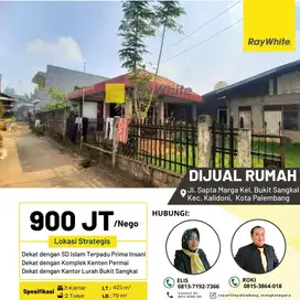 Dijual Cepat Rumah di Jl Sapta Marga Kota Palembang