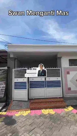 Rumah 1 lt di swan menganti