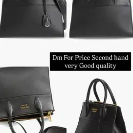 Prada  Saffiano City Calf Paradigme Bag Nero