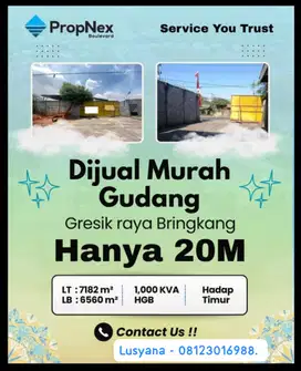 JUAL EX PABRIK GRESIK Raya Bringkang Mojotengah Jawa Timur