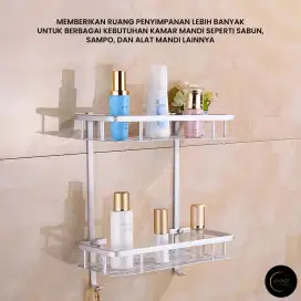 PROMO!! RAK PERSEGI KAMAR MANDI