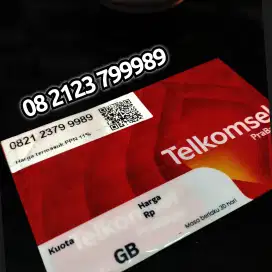 Nomor cantik Telkomsel rapi ekor gemuk
