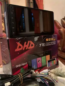 Head unit android DHD bekas rasa baru