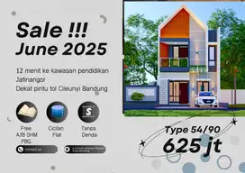 1 Unit Terakhir Rumah Cantik 2 Lantai Harga Murah di Kota Bandung