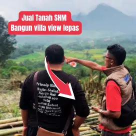 Jual tanah SHM bangun villa view lepas puncak 2