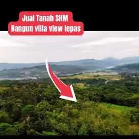 Jual tanah SHM bangun villa view lepas puncak 2