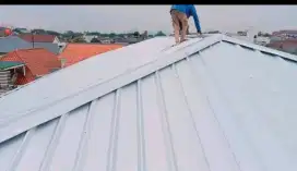 Tukang perbaikan atap bocor dinding dak rembes talang air cat renovasi