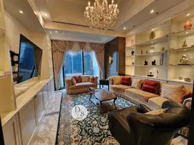 Jual LANGHAM SCBD 351m2, 3BR+1 View Timur,Furnished Super Mewah, 32M