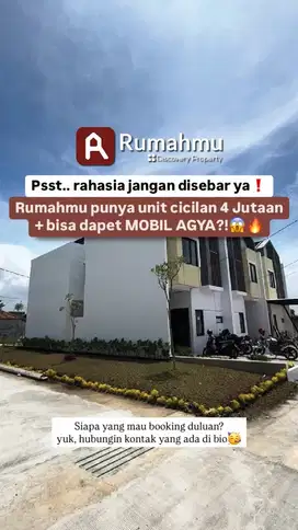 rumah dua lantai di katapang Indent  DP 0%