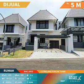 Dijual Rumah Cantik Baru American Style di Citraland Tidar Malang