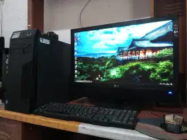Pc editing intel core i5 + ram 8gb + monitor 24inch fullset