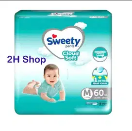 Popok Bayi SWEETY SILVER JUMBO M60 | L54 Murah