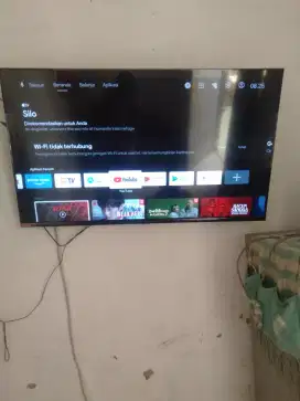 Dijual android tv. Merk Changhong 43 in