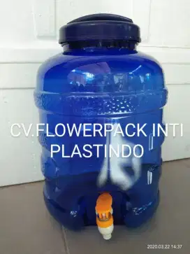 PET DISPENSER 12LTR BLUE ORI,MOQ 200PCS