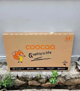 Tv coocaa 43 google tv uhd 4k baru