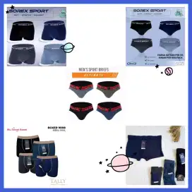 CD dan BOXER merk sorex dan tally