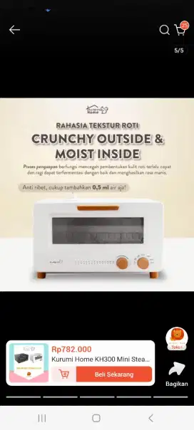 Kurumi Home KH300 Mini Steam Oven