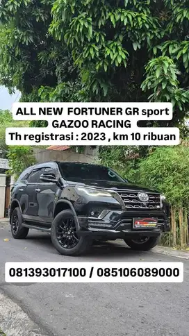 All NEW  FORTUNER GR sport 2.8 Diesel , th reg 2023,km 10 ribuan