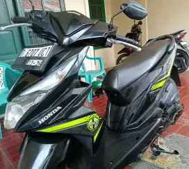 Honda Beat Fi 2016/2017 Hitam orisinil mulus siap pakai