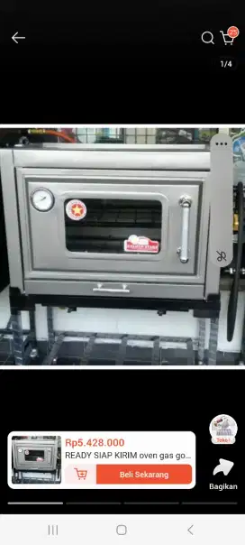 Oven Gas Golden Star 2 rak 1 pintu