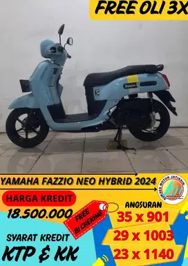 YAMAHA FAZZIO NEO HYBRID 2024 BISA CASH DAN KREDIT