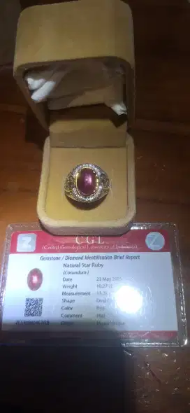 Natural Star Ruby