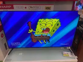 SHARP 4k google tv 50inch