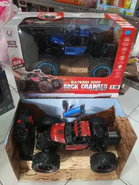 Mainan Anak Rc Rock crawler Asap Cas