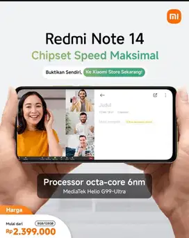 XIAOMI REDMI NOTE 14 8/128 NEW GARANSI RESMI‼️