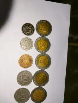 uang kelapa sawit  tahun 1996 uang 25 rupiah tahun 1971 dan uang 1971