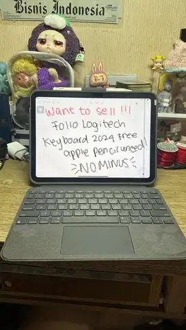 LOGITECH KEYBOARD + PENCIL + CASE