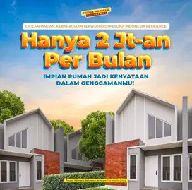 Cuma 1 Juta Sudah Bisa Punya Rumah Tipe 36/72!