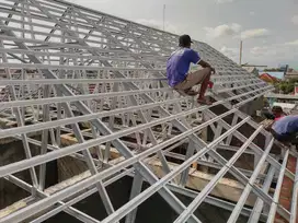 Renovasi Atap Anti Rayap & Anti Bocor Pakai Baja Ringan