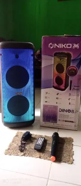 Speaker bluetooth niko slank komplit semua dari baru