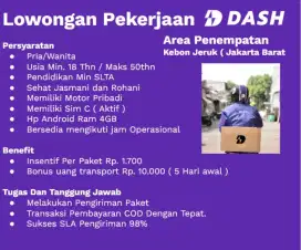 Kurir Dash x Lazada
