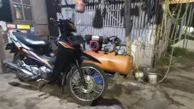 Jual /tukar Honda kharisma 2004 full original dengan Honda beat