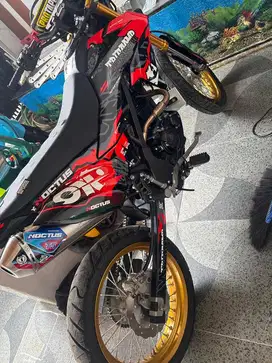 Jual klx SM supermoto tahun 2024 b bogor depok knalpot sudah racing.