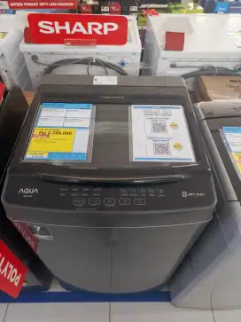 Promo cicilan mesin cuci Aqua 8kg